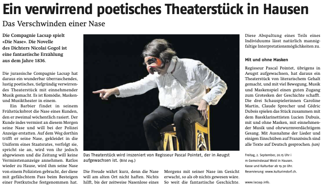 vorschau Presseartikel Anzeiger Affoltern 26.8.2022